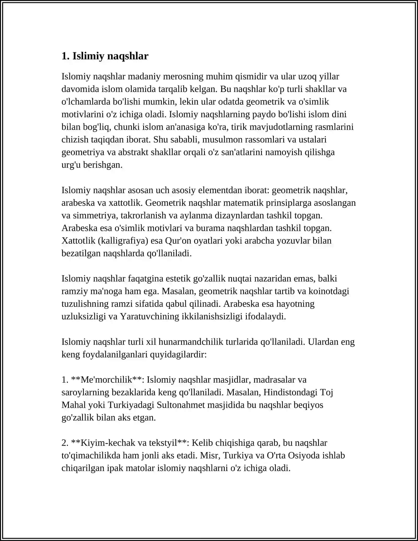 DEKORATIV RASM TURLARI 4