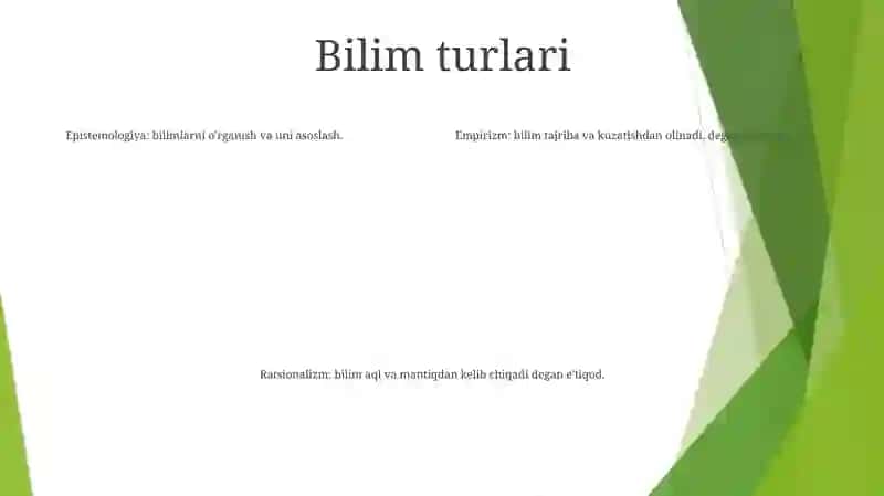 Bilish Falsafasi 4