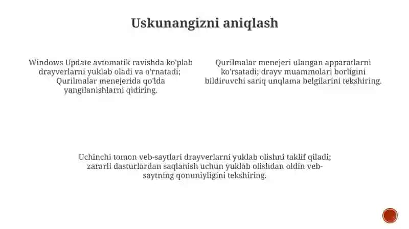 Haydovchini qo'lda o'rnatish 4