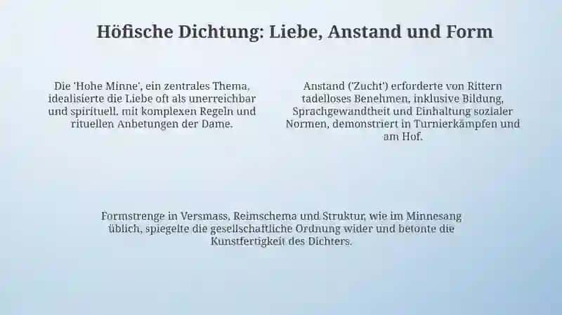 Ritterliteratur und höfische Dichtung des Mittelalters 4