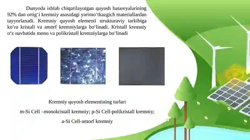 Quyoshfotoelektrik qurilmalari 4