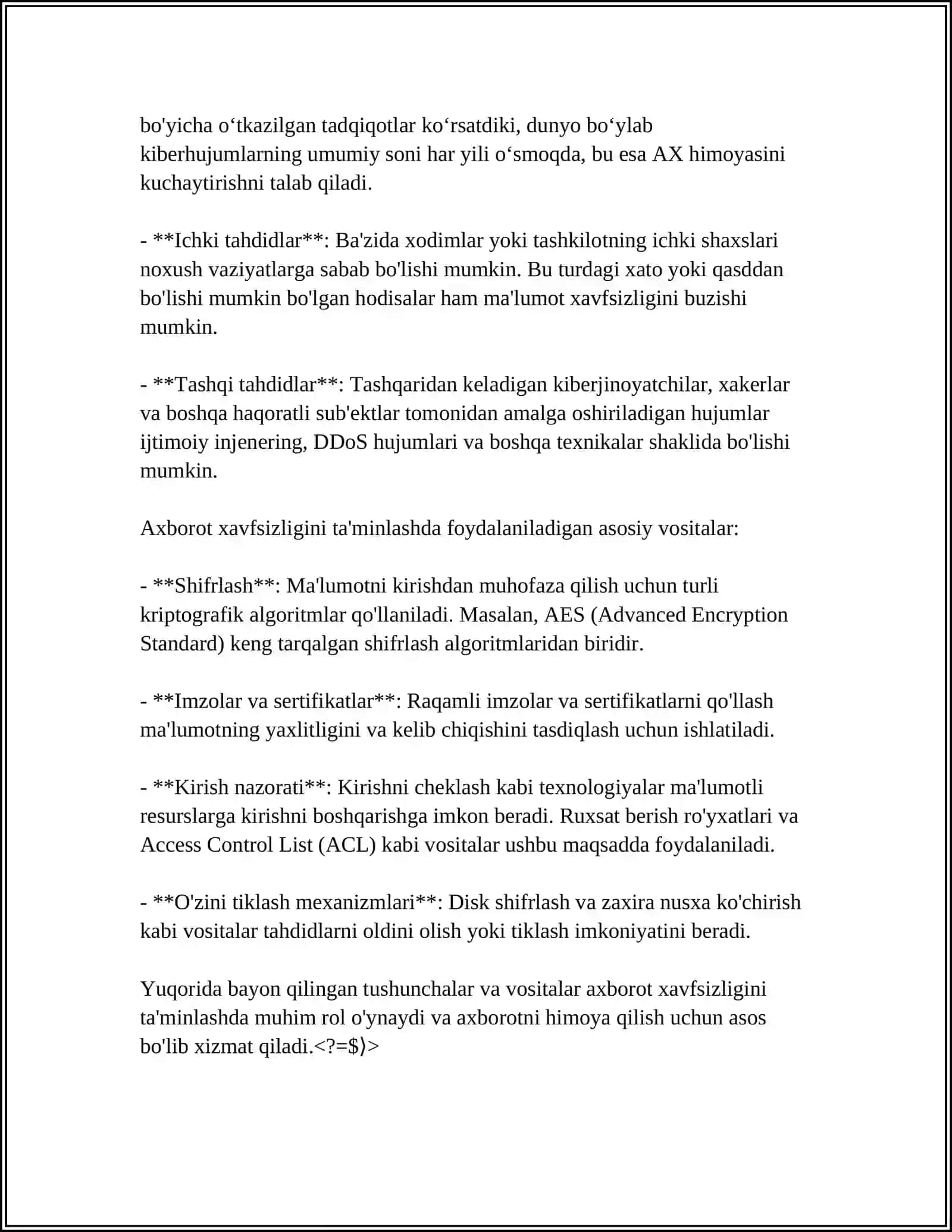 AXBAROT XAVSIZLIGI 4