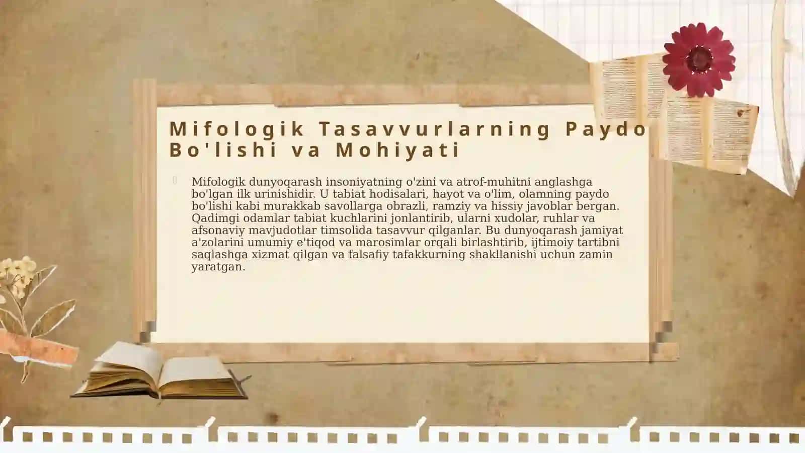 Qadimgi davrda borliq haqidagi dastlabki qarashlar tasnifi 4
