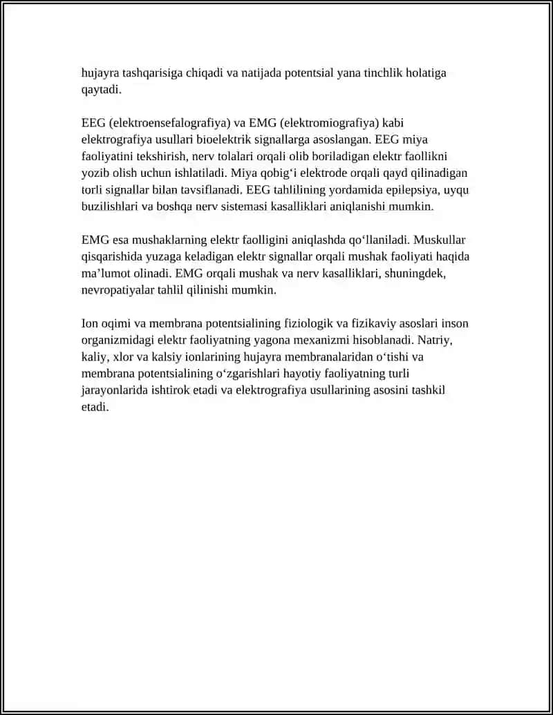 ELEKTROGRAFIYA USULLARINI FIZIK ASOSLARI (EEG, EMG) 4