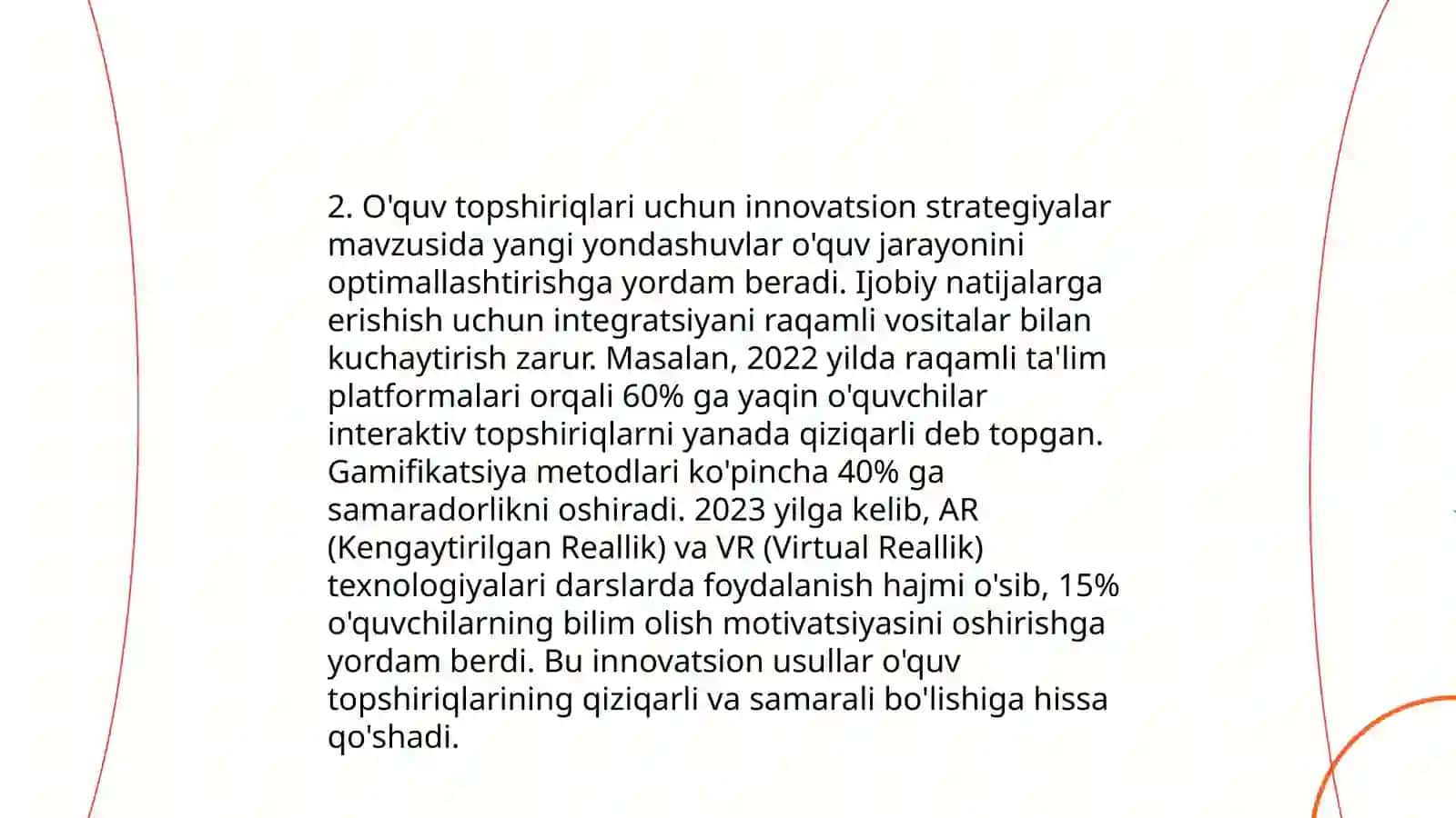 Kreativ o'qituv usullarini ishlab chiqish 4