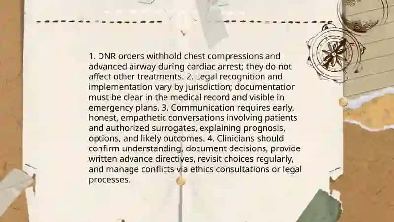 Advance directives and living wills 4