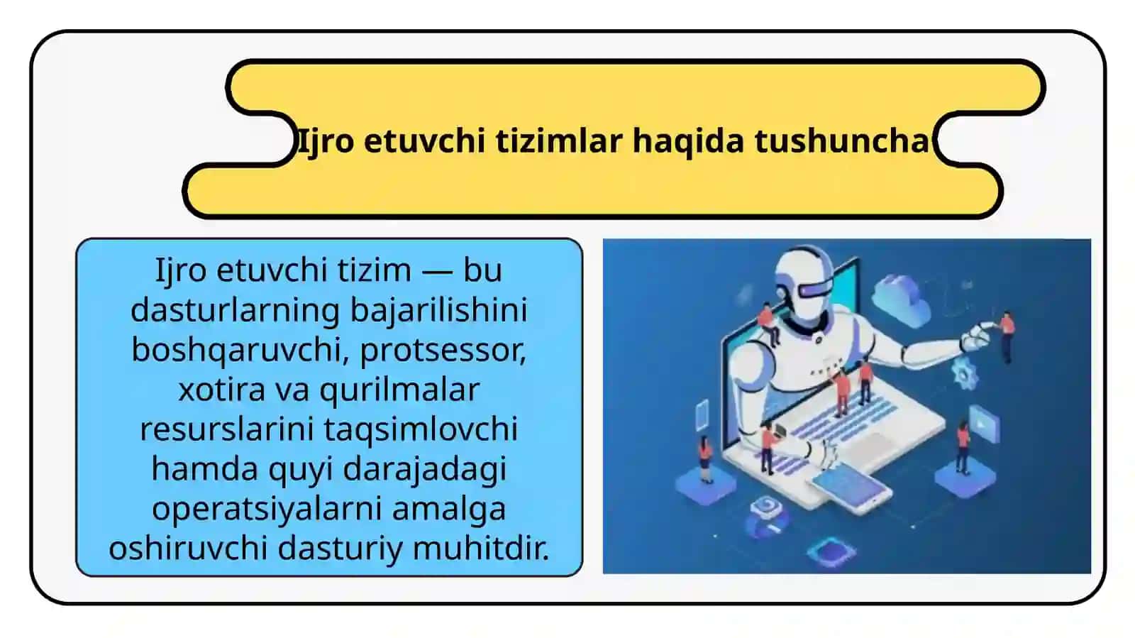 Ijro etuvchi tizimlar nima? 4