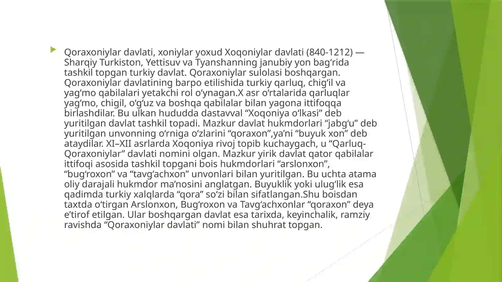 Qoraxoniylar davlati siyosiy tizimi 4