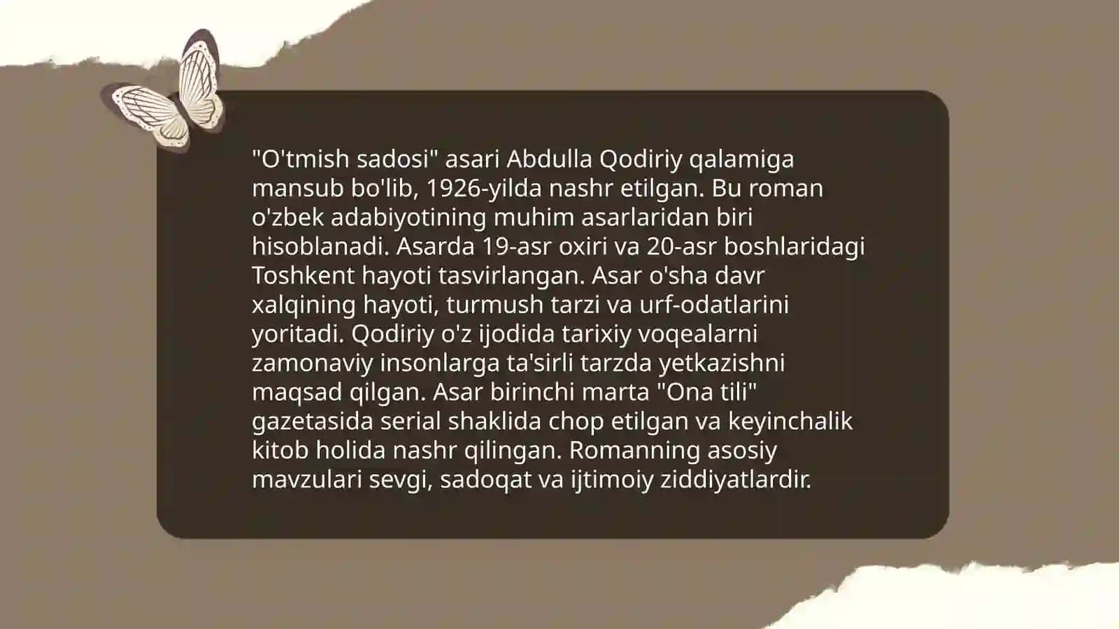 Erkin Vohidovning Madmusaning tandiri ertagi 4