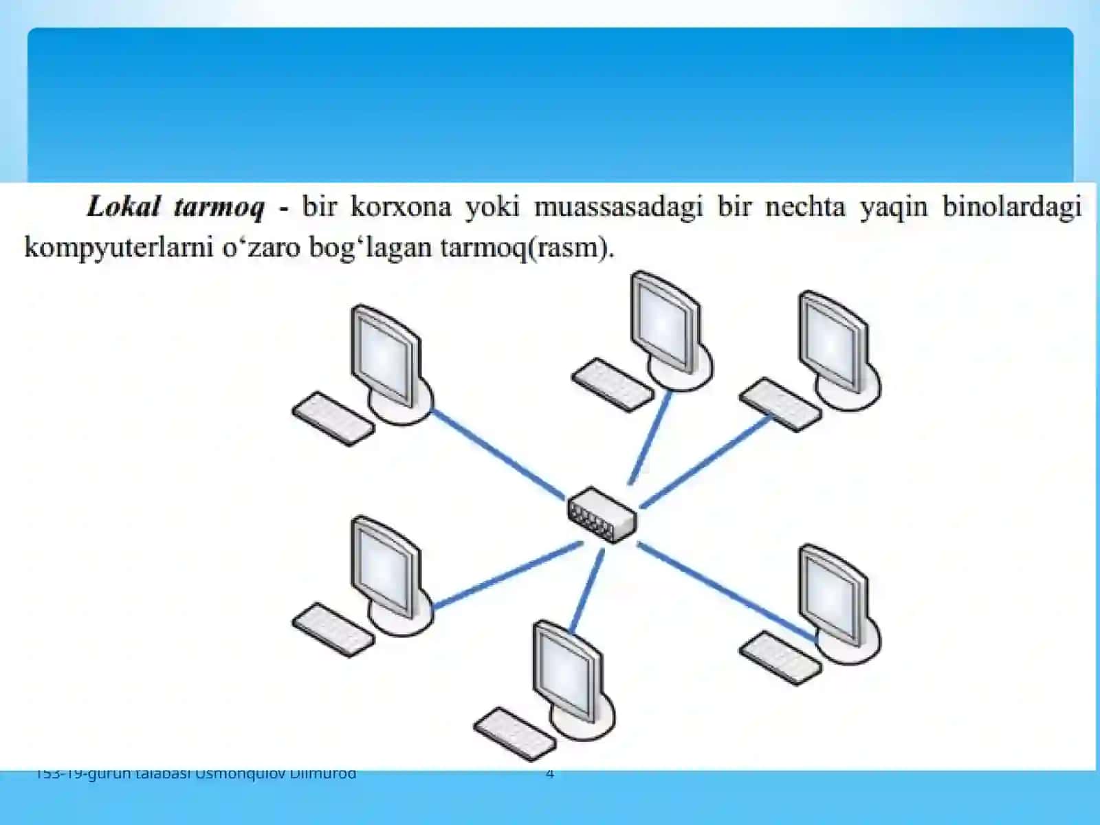 TARMOQ TEXNOLOGIYALARI 4