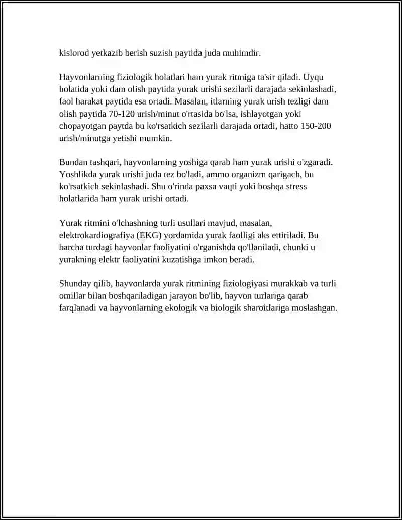 HAYVONLARDA YURAK RITMI 4