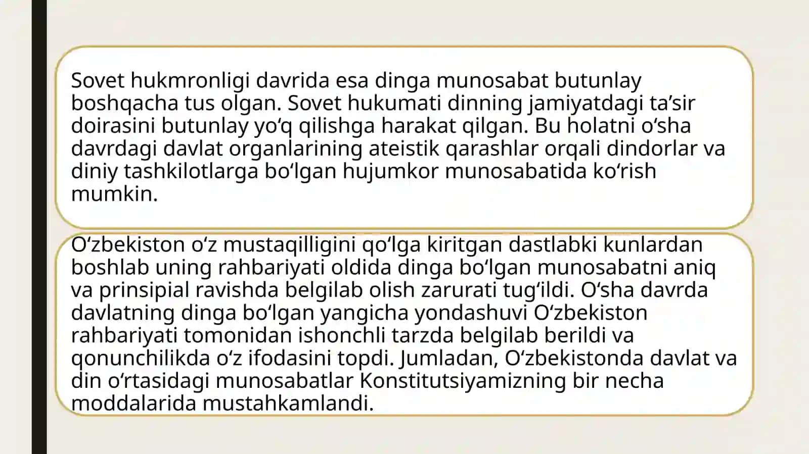 O`zbekistonda din va diniy tashkilotlar. 4