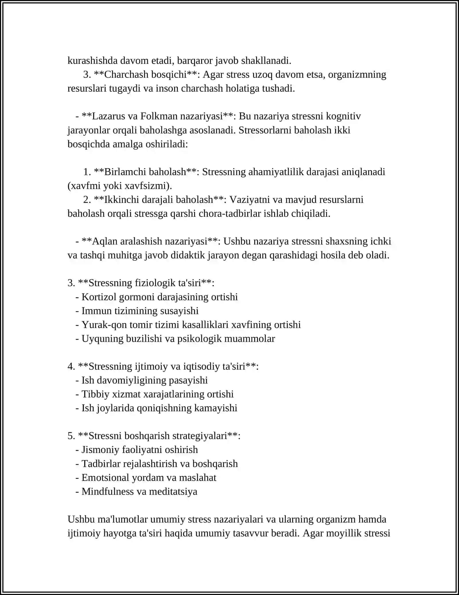 OILAVIY STRESS Referat 4