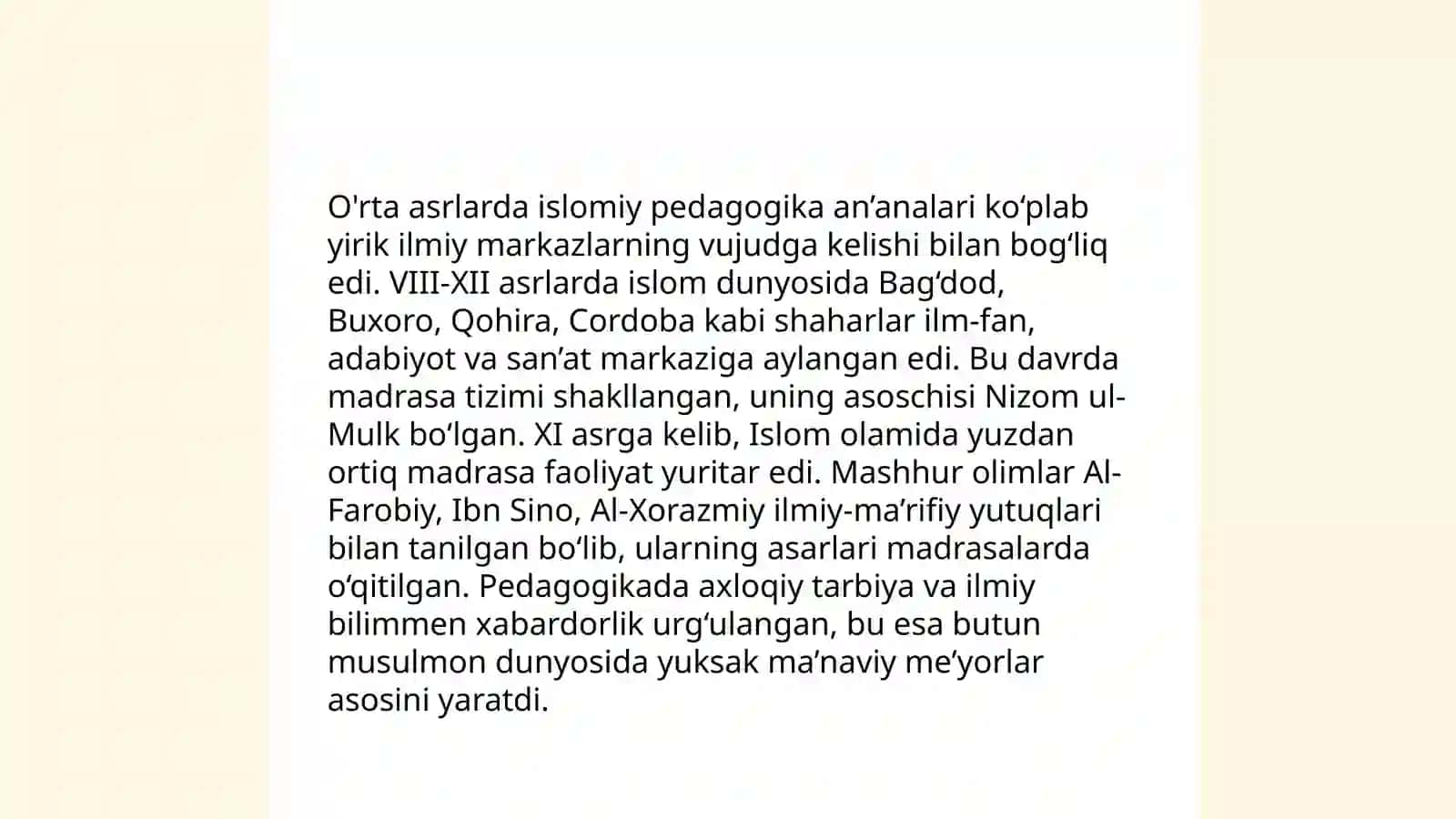 Jahon pedagogika nazariyasi va tarixi 4