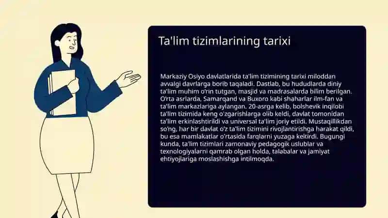 Markaziy Osiyo Davlatlari Ta'lim Tizimi 4