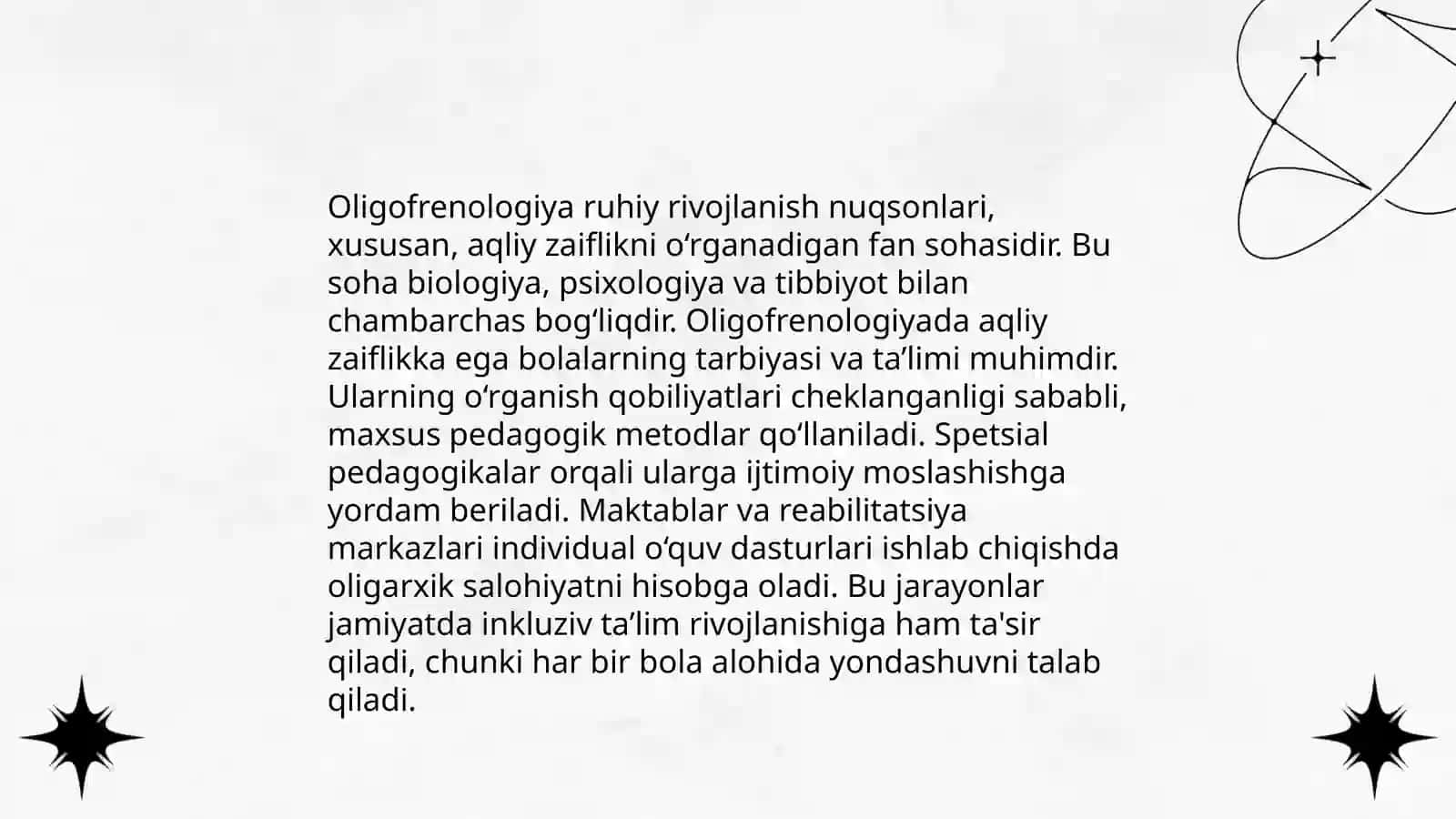 Korupsion pedagogikasi oligofranologiya 4