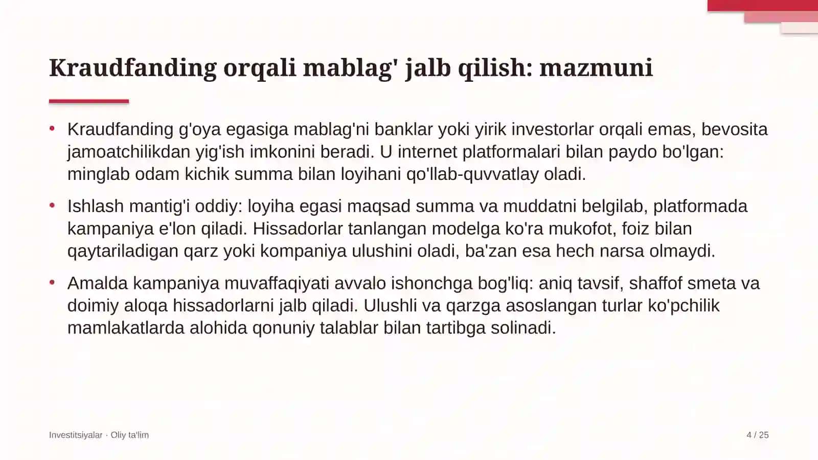 Madaniy-tarixiy turizmda kraudfanding orqali mablag' jalb qilish 4