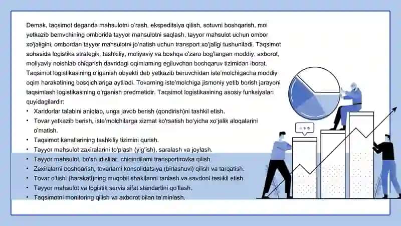 Qishloq xo’jaligida taqsimlash logistikasi. 4