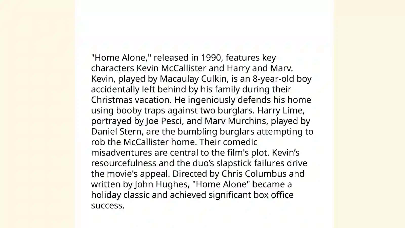 Home Alone 4