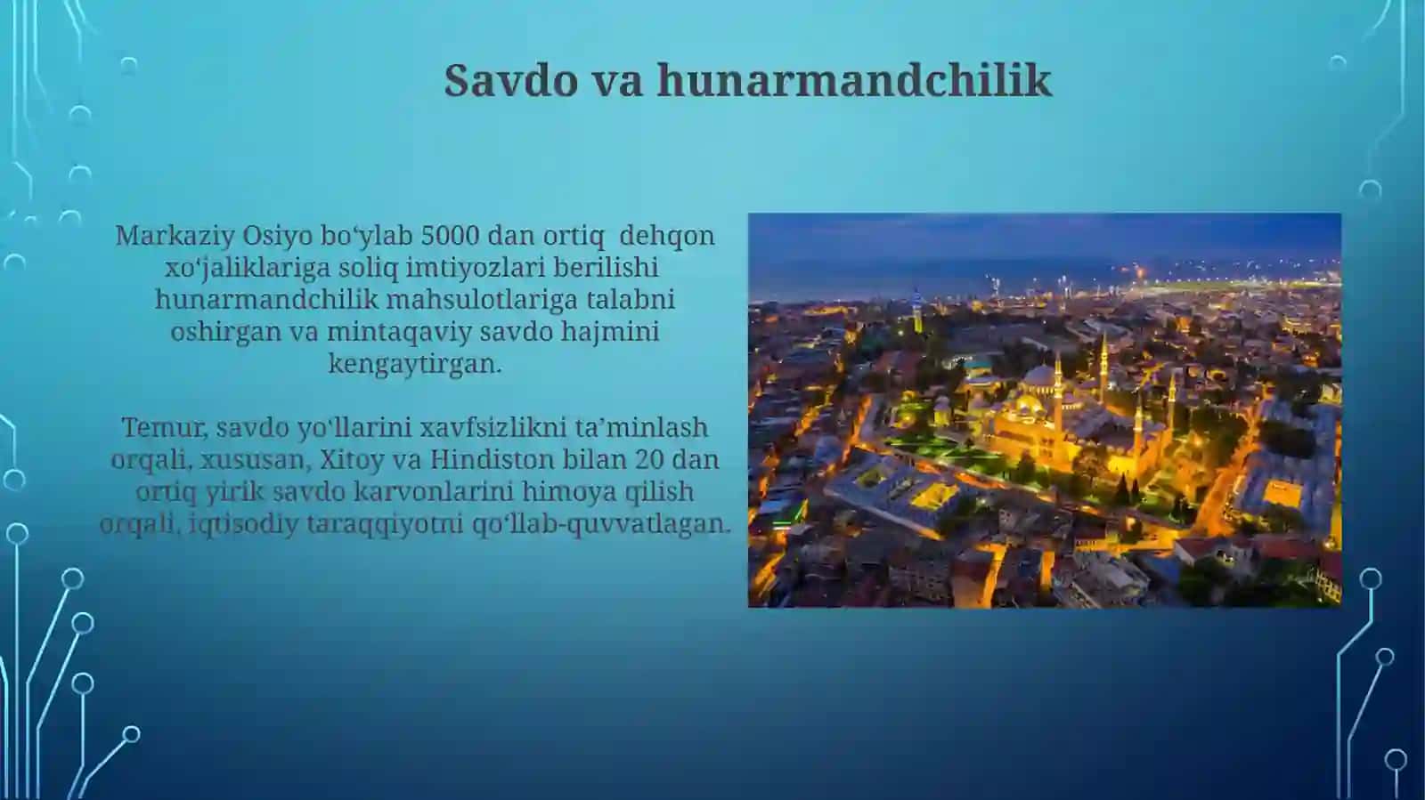 AmirTemurning iqtisodiy qarashlari 4