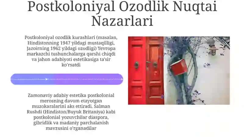 Istiqlol va bugungi adabiy-estetik qarashlar 4