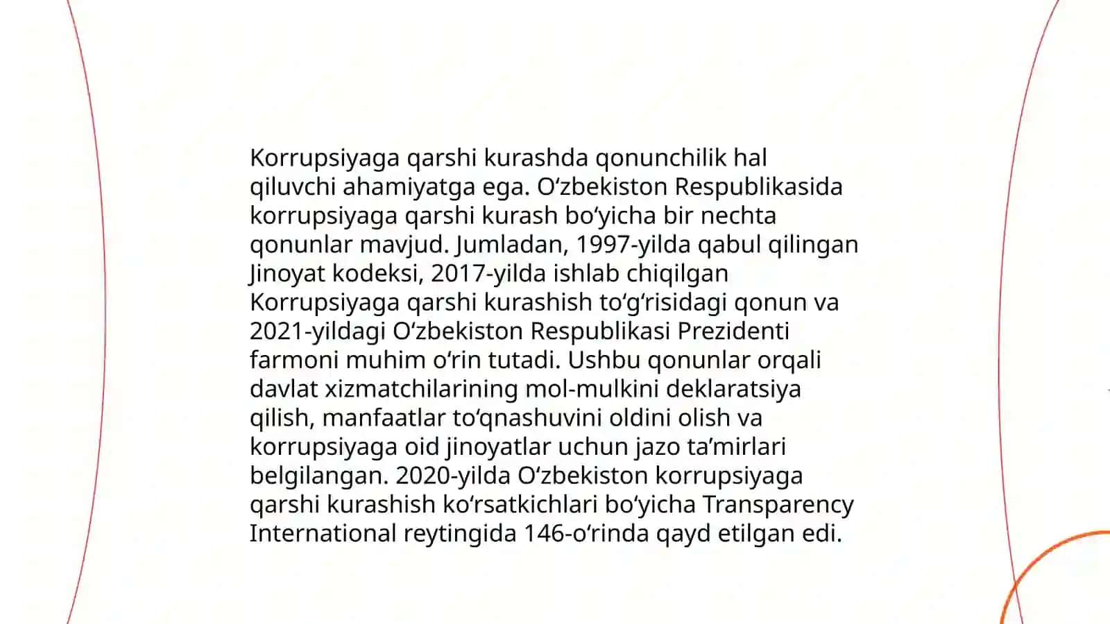 Korrupsiyaga qarshi kurashish umumiy burchimizdir 4