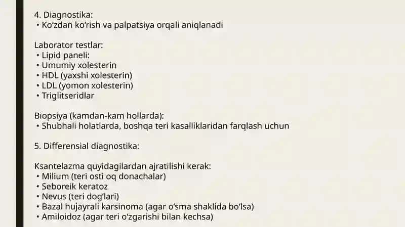 Ksantelazma, lipoma va gigromalar 4