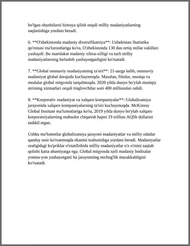 GLOBALLASHUV YANGI FALSAFIY MAVZU 4