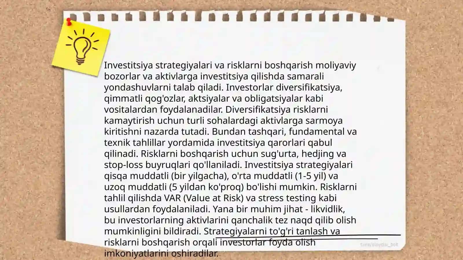 Zamonaviy moliyaning fundamental masalalari 4