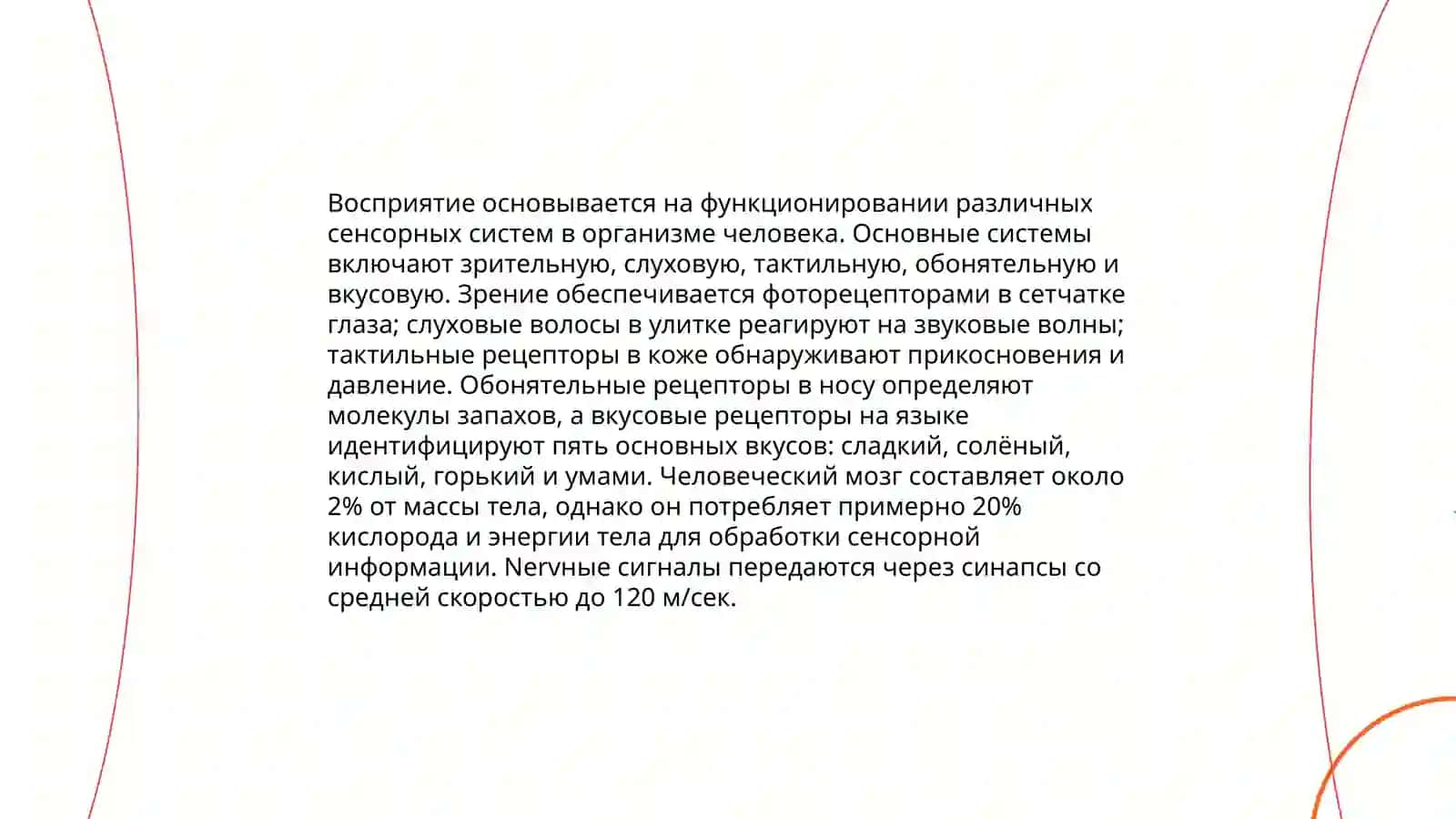 Ощущение и Восприятие 4