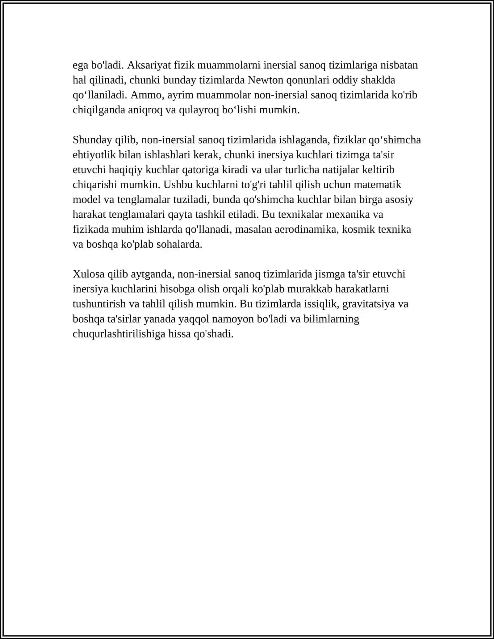 NOINERSIAL SANOQ TIZIMLARIDAGI INERSIYA KUCHLAR 4