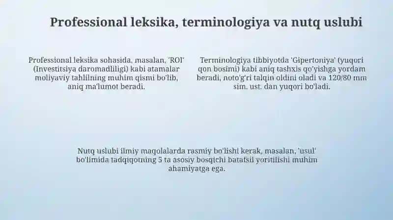 Mutaxassis nutq madaniyati.Me’yortushunchasi 4