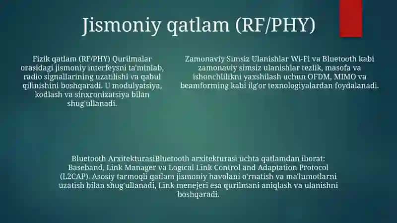 Bluetooth arxitekturasi 4