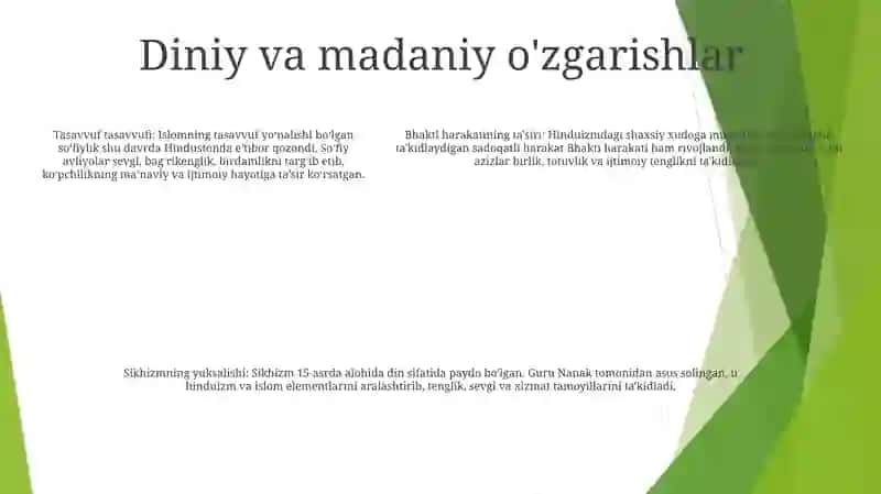 Hindiston O'Rta Asrlarda 4