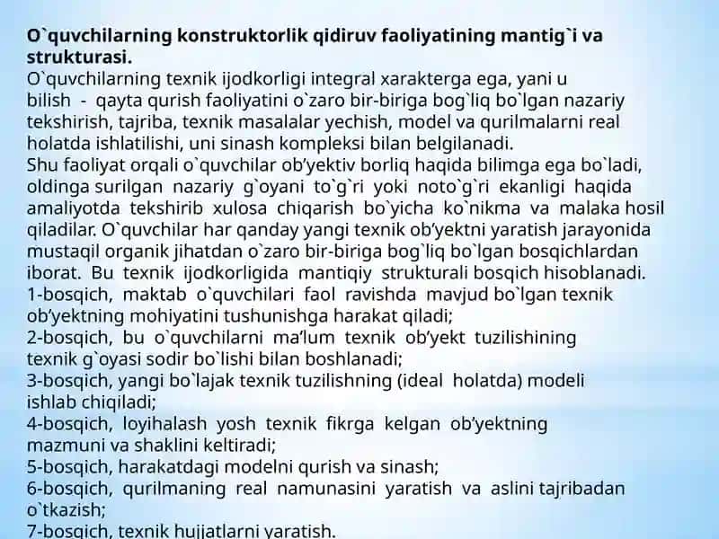 Texnologik taʼlim yoʻnalishi 4