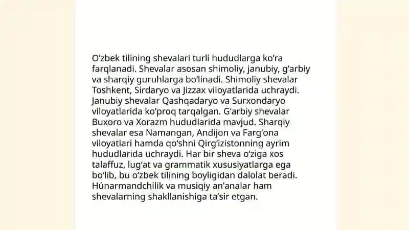 Oʻzbek shevalari leksikografiyasi 4