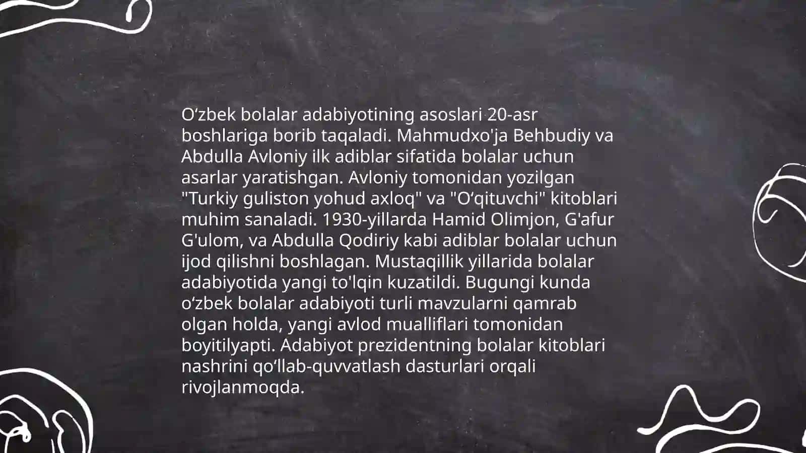 Bolalar Adabiyoti 4