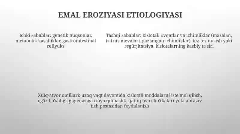 Emal Eroziyasi Kassalik Tarixi 4