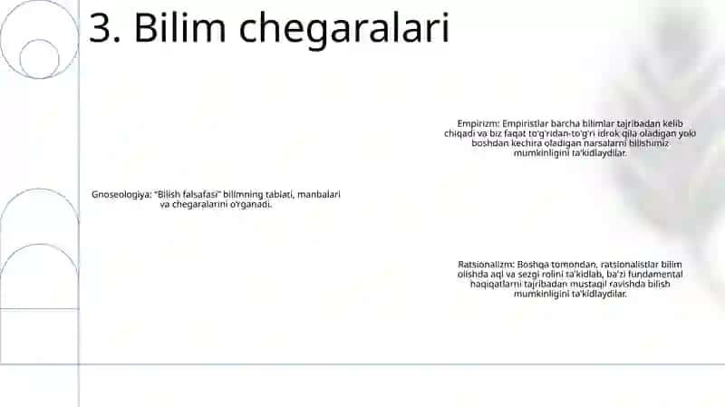 Bilish Falsafasi 4