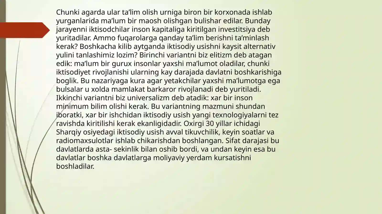 IQTISODIY O’SISH YANGICHA NAZARIYASI 4