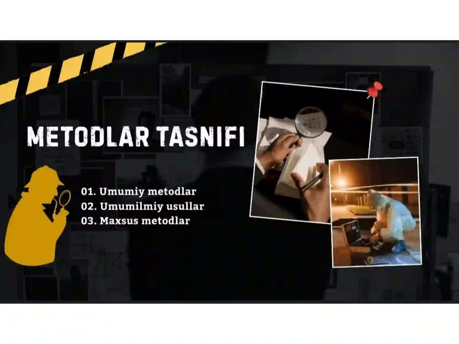 Kriminalistika fani metodlari 4