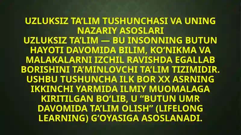 Zamonaviy tendensiyalar 4