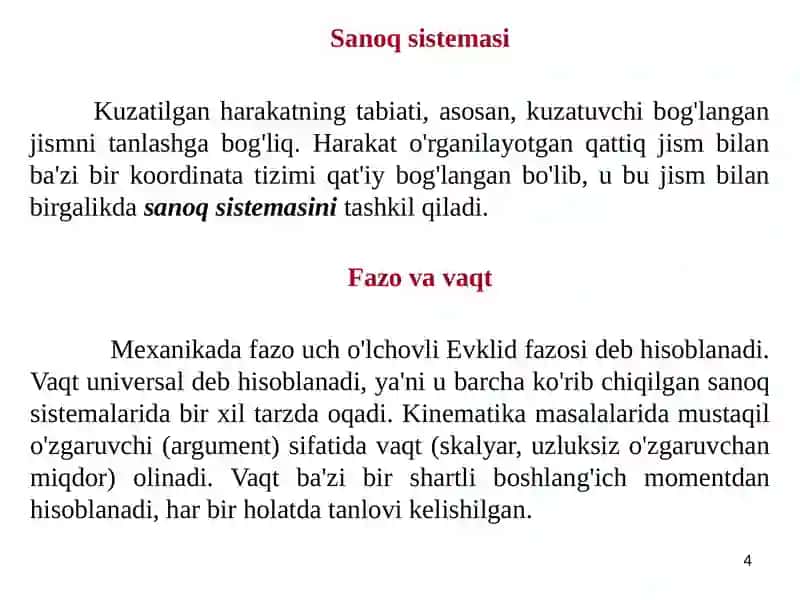 NUQTA KINEMATIKASI 4