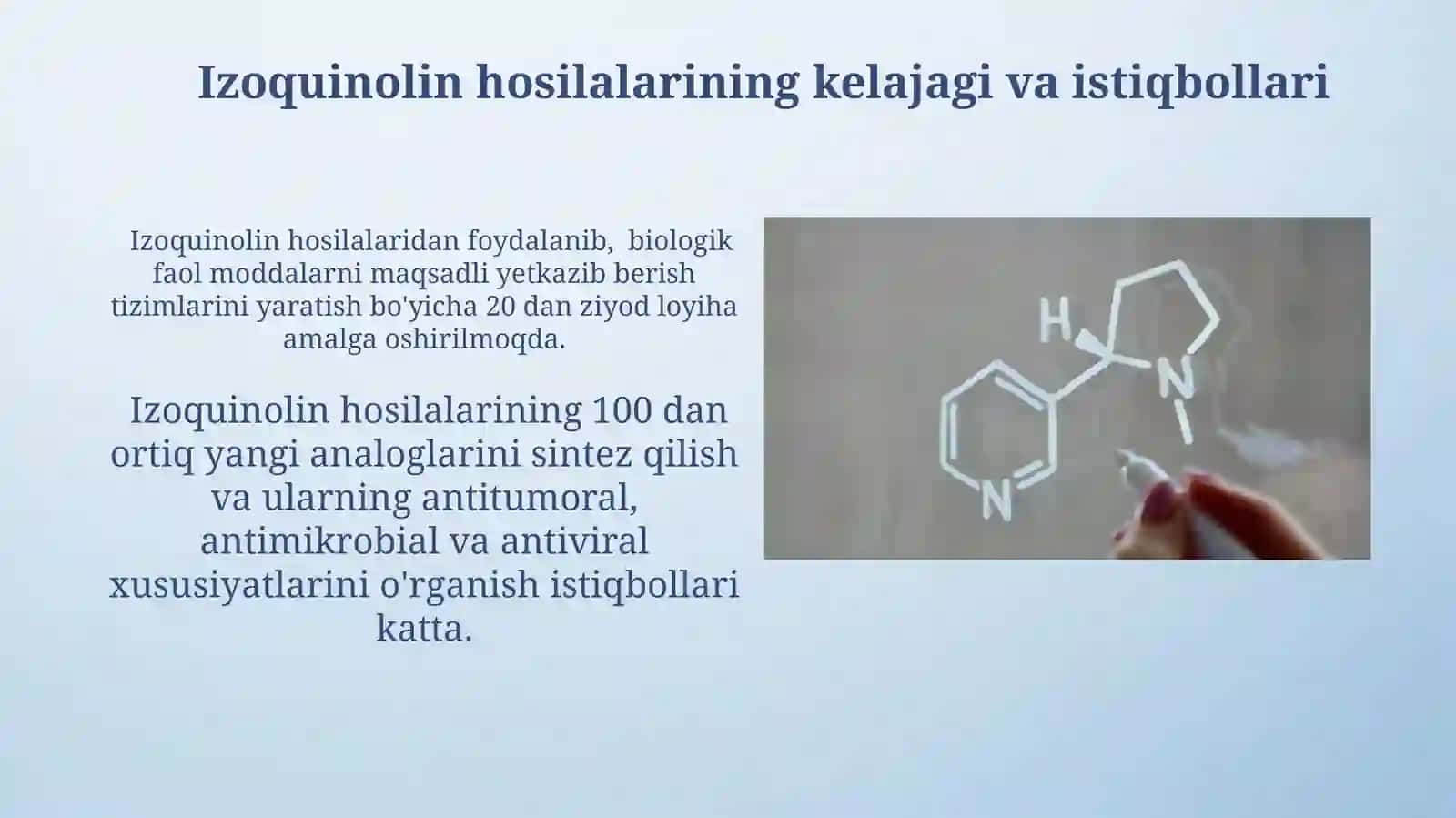 Izoxinolin hosilalari 4