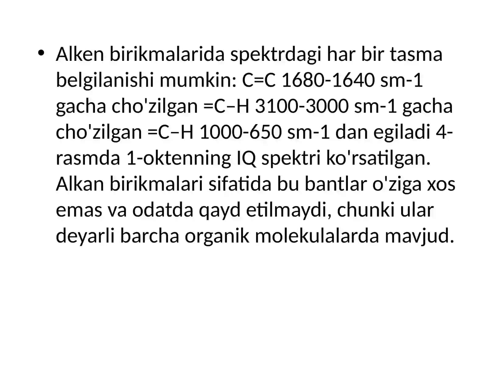 AROMATIK UGLEVADARODLAR VA GETROAROMATIK BIRIKMALARNING IQ SPEKTRLARI 4
