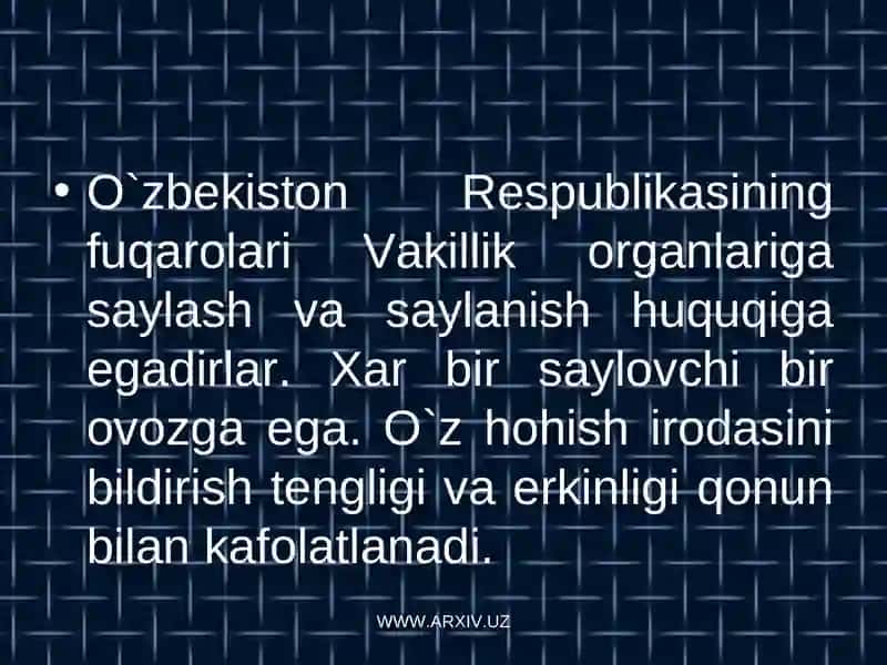 Demokratik saylov tizimi 4