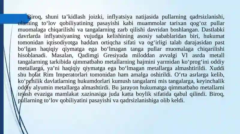 JAMG‘ARMALAR, INFLYATSIYA VA DEPOZIT SHARTLARI 4