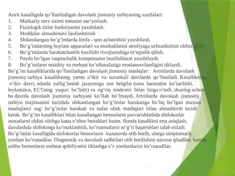 O‘zDJT SUSport tibbiyotiva bioximya kafedrasi 4