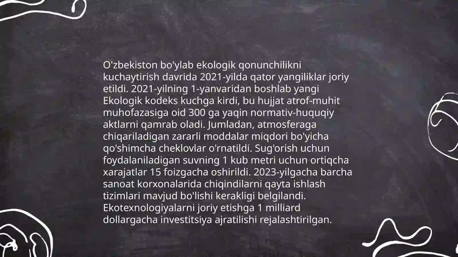 Antropogenning biosferaga ta’sirini kamaytirish uchun kurashamiz 4