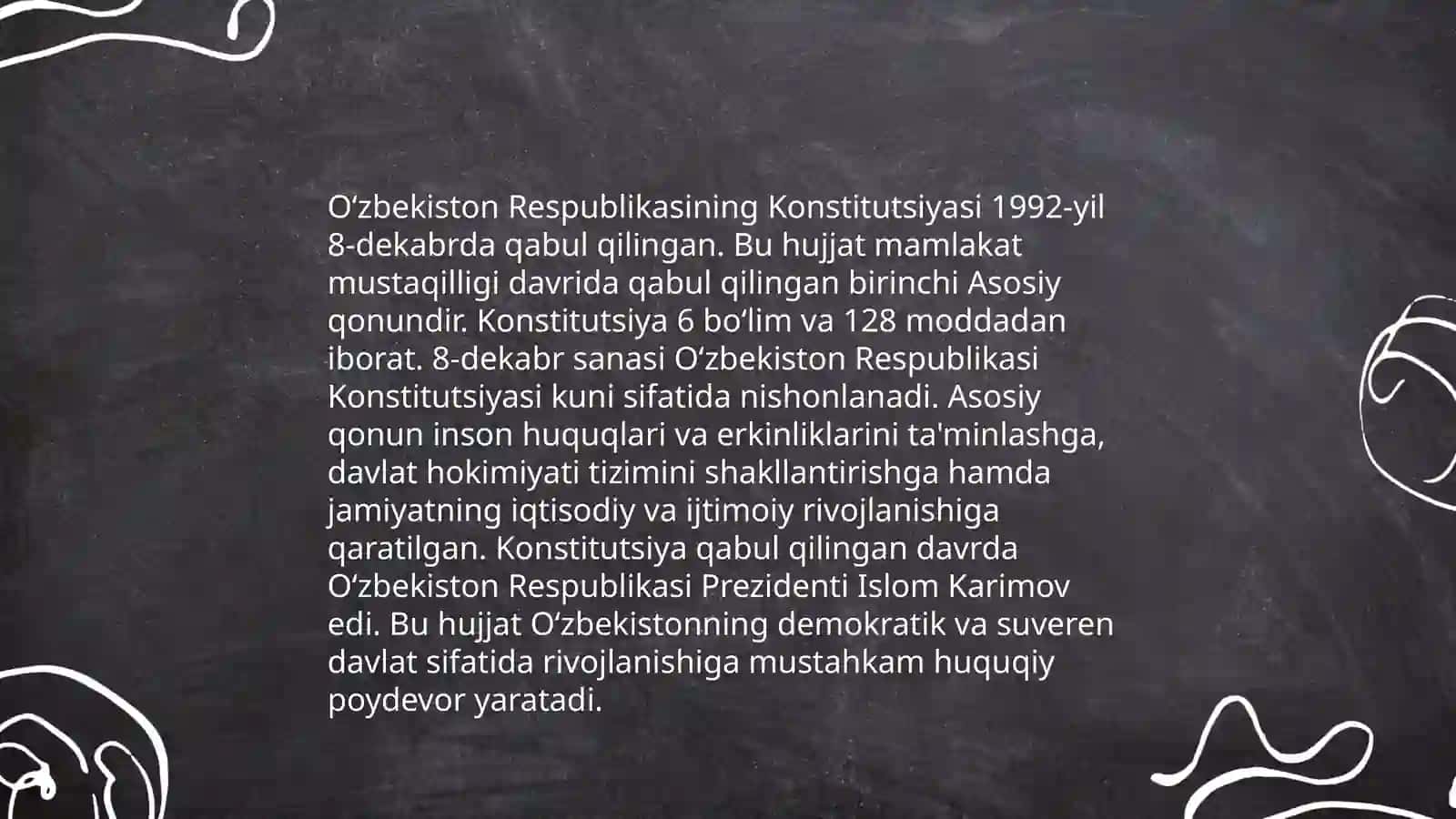 Oʻzbekistonning eng yangi tarixi Kimsan Dehan 4